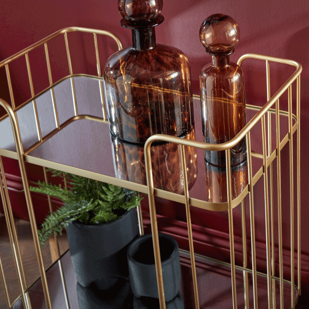 Retro Glamour Tiles Drinkstrolley